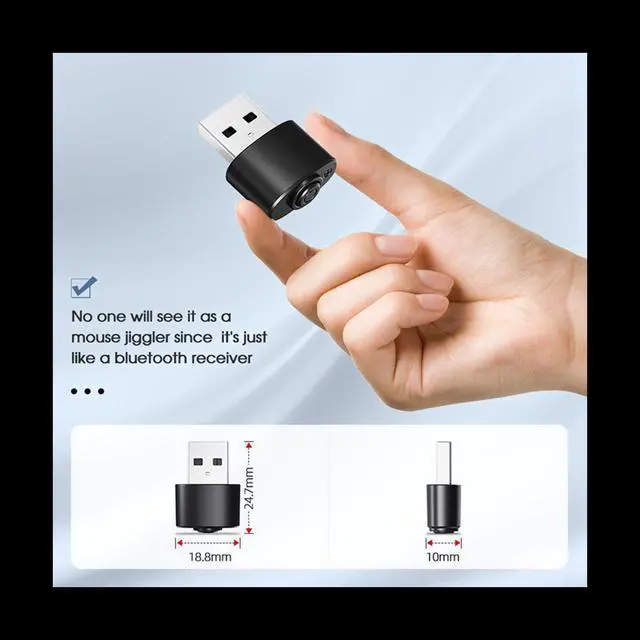 Alt view image 6 of 6 - Mini USB Mouse Jiggler ,Undetectable Mouse Mover Automatic Computer Mouse Mover Jiggler,Keeps Computer Awake