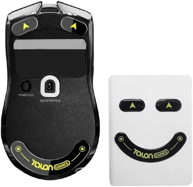 Main image of 1Set 0.8mm Glass Mouse Feet Mouse Skates Stickers Pad Rounded Glides Curved Edges for viper V2 Pro Mouse