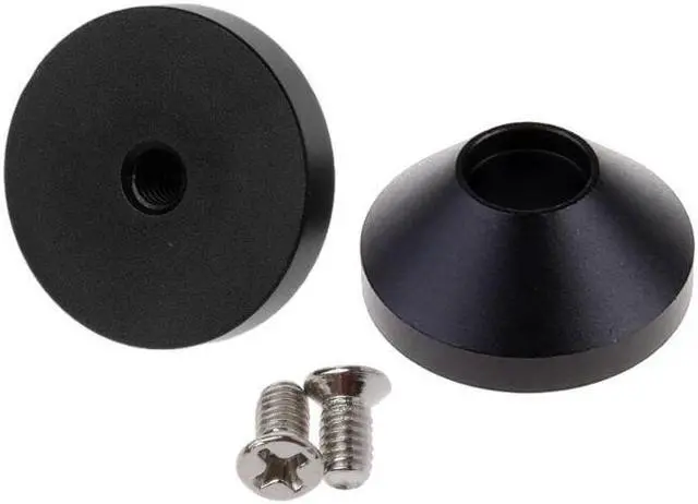 Alt view image 4 of 6 - Mechanical Keyboard Metal Anodized Aluminum CNC Cone Feet Alu Support Pad 2Pcs Non-Slip 6Colors Optional