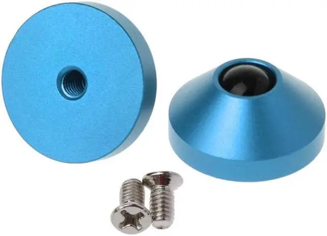 Main image of Mechanical Keyboard Metal Anodized Aluminum CNC Cone Feet Alu Support Pad 2Pcs Non-Slip 6Colors Optional