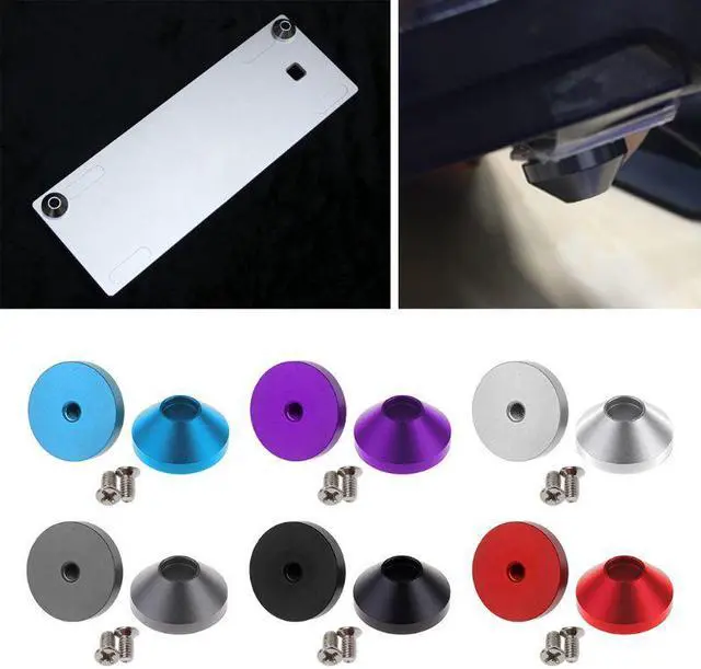 Alt view image 3 of 6 - Mechanical Keyboard Metal Anodized Aluminum CNC Cone Feet Alu Support Pad 2Pcs Non-Slip 6Colors Optional