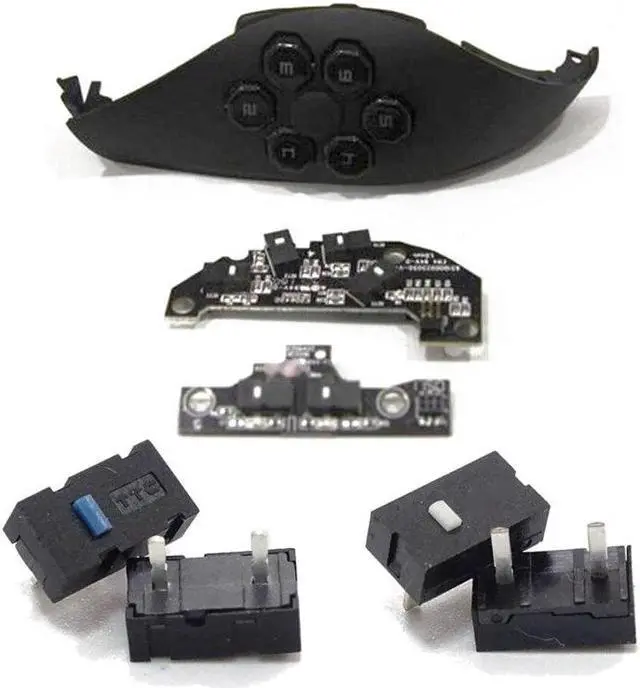 Alt view image 5 of 6 - 2PCS 2 Pins TTC Blue Dot / 5M White Dot Mouse Micro Switch for razer Imperator(TTC Blue Switch)