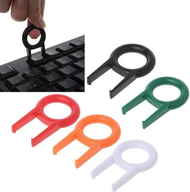 Alt view image 2 of 6 - Mechanical Keyboard Keycap Puller Remover for Keyboards Key Cap Fixing ToolBlack