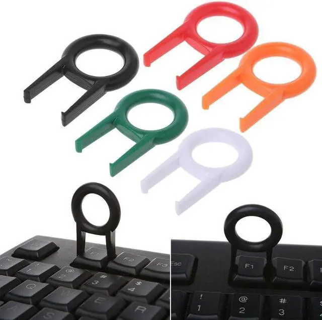 Alt view image 5 of 6 - Mechanical Keyboard Keycap Puller Remover for Keyboards Key Cap Fixing ToolBlack