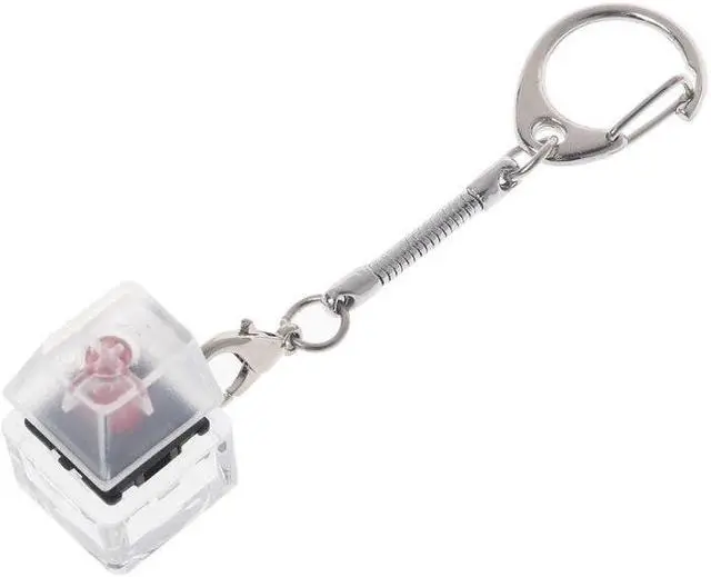Alt view image 4 of 6 - MX Switch Tester Switch Sampler Mechanical Keyboards 1-Key Switch Testing Tool Translucent Switch Keychain(Red)