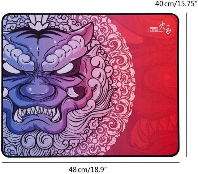 Alt view image 6 of 6 - Esports Tiger Gaming Mouse Pad with Non-Slip Rubber Base Mouse Mat for Students