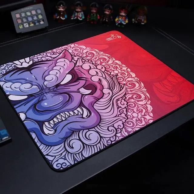 Alt view image 4 of 6 - Esports Tiger Gaming Mouse Pad with Non-Slip Rubber Base Mouse Mat for Students