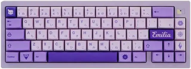 Main image of 134Keys DYE-SUB Keycap XDA Purple Keycaps For Mechanical Keyboard Keycaps