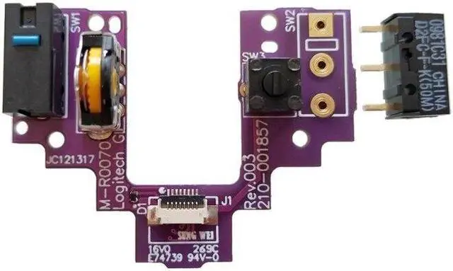 Alt view image 5 of 6 - for GPW Wireless Gaming Mouse Hot-swap Micro-motion Motherboard Purple Edition