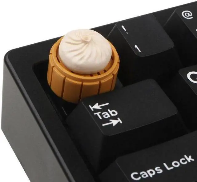 Alt view image 2 of 6 - Steamed Stuffed Bun/Dumpling KeyCaps Customized R4 Keycap For Cherry Mx Switch(Dumpling)