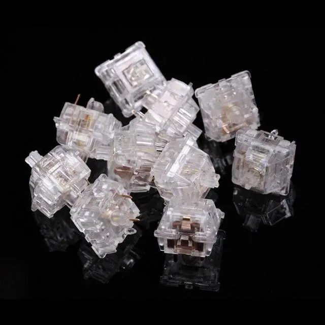 Alt view image 4 of 6 - Everglide Aqua King V3 Switch 5pin Transparent Switch 55g Linear Switch(55g)