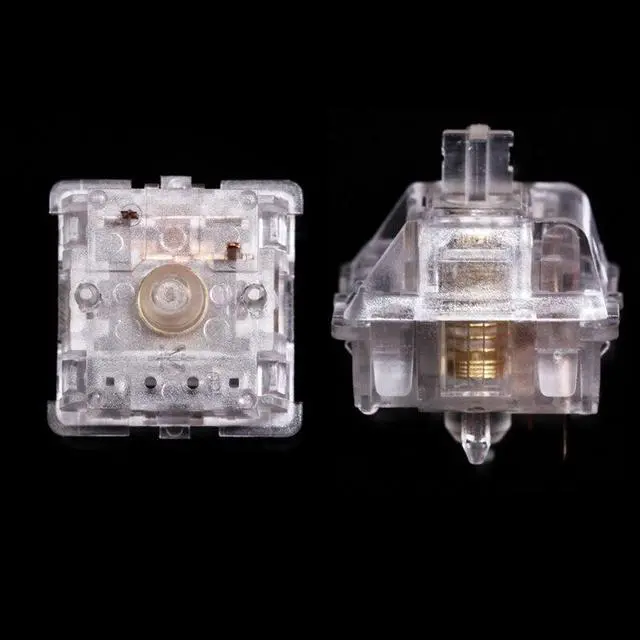 Alt view image 2 of 6 - Everglide Aqua King V3 Switch 5pin Transparent Switch 55g Linear Switch(55g)