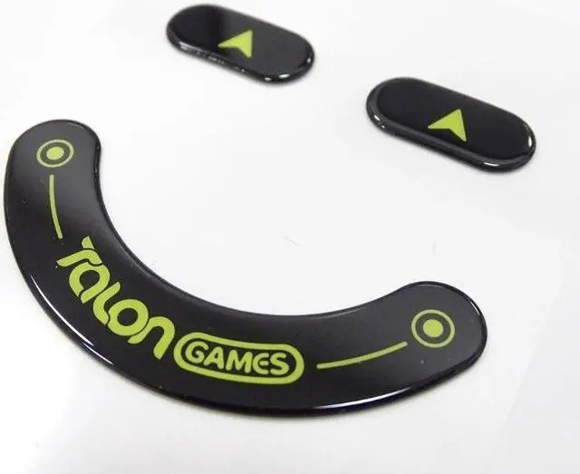 Alt view image 4 of 6 - 1Set Glass Mouse Skates Stickers Mouse Feet Pad Glides Rounded Curved Edge for DeathAdder-V3 Pro Mouse