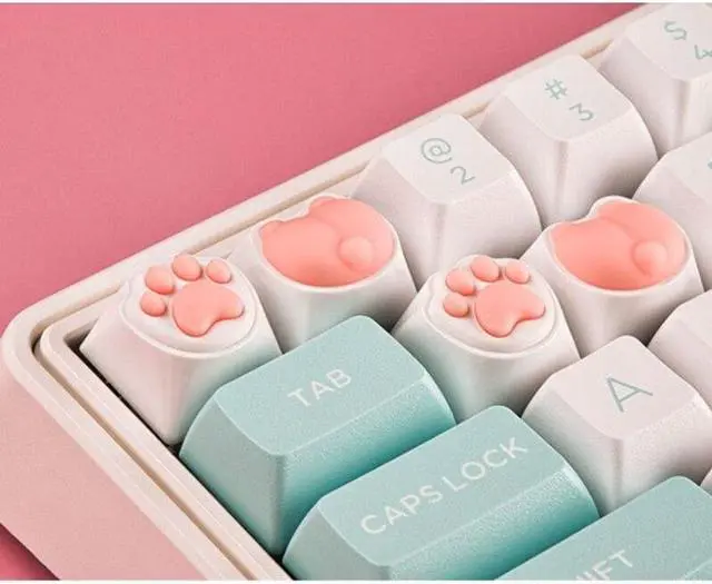 Alt view image 5 of 6 - Cat Paw Keycaps MX Structure for MX Switches Mechanical Keyboards DIY Decoration