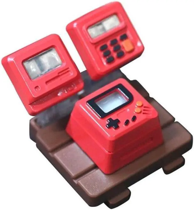 Main image of K04 Personality Retro Keycap 3-in-1 Light-transmitting Keycap Cost-effectively Mechanical Keyboard Keycap Replacement(Red)