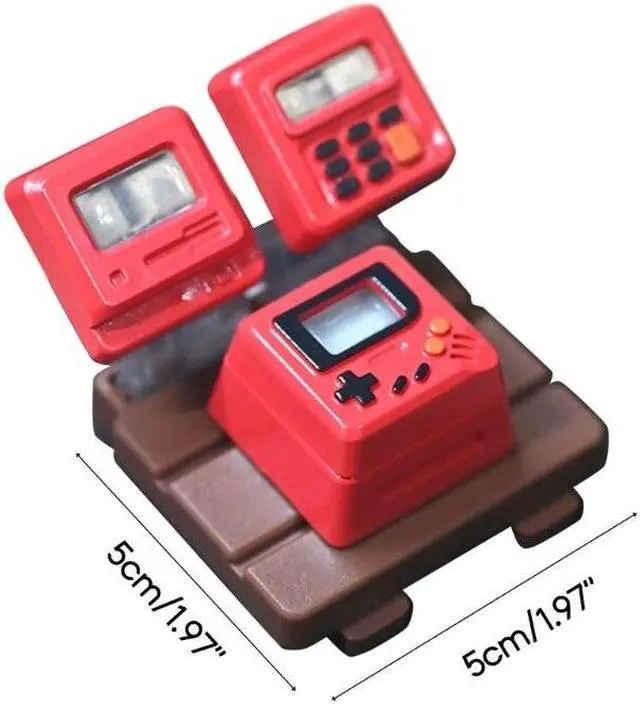 Alt view image 6 of 6 - K04 Personality Retro Keycap 3-in-1 Light-transmitting Keycap Cost-effectively Mechanical Keyboard Keycap Replacement(Red)