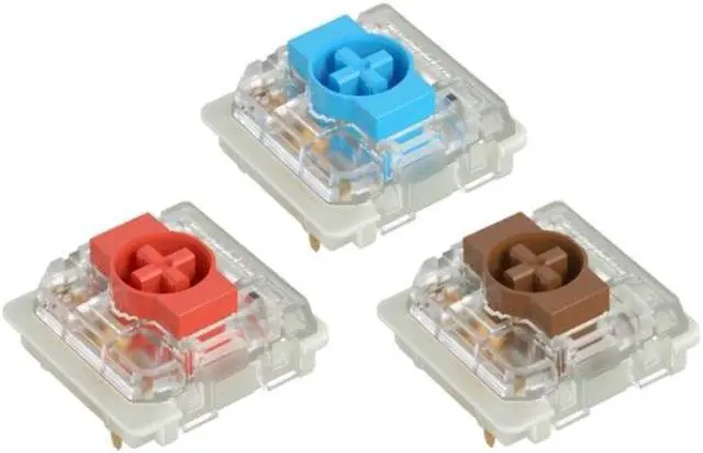 Alt view image 2 of 6 - Low Profile 2.0 Switch 3Pin Blue Red Brown RGB Customized DIY Hot Swap Mechanical Keyboard Switches for GATERON2.0 KS-33(R)