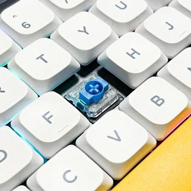 Alt view image 3 of 6 - Low Profile 2.0 Switch 3Pin Blue Red Brown RGB Customized DIY Hot Swap Mechanical Keyboard Switches for GATERON2.0 KS-33(R)