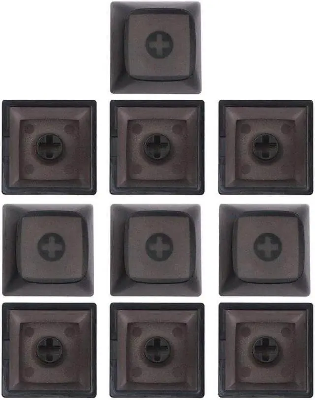 Main image of Crystal Keycaps PBT Backlit Keycaps w/ Transparent Layer for Mechanical Keyboard(Transparent Black)
