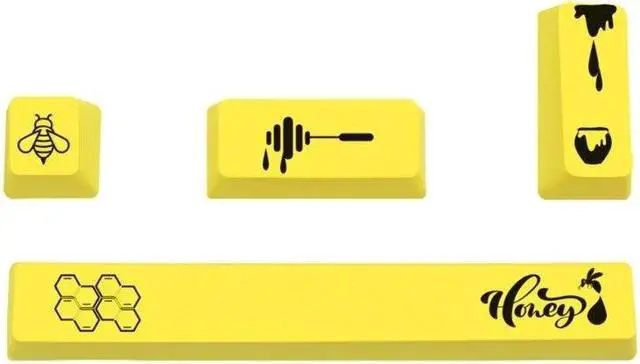Main image of 4 Keys PBT Profile Keycaps SPACE 2x ENTER ESC Keycap Dye Subb for Mechanical Keyboard KeyCaps