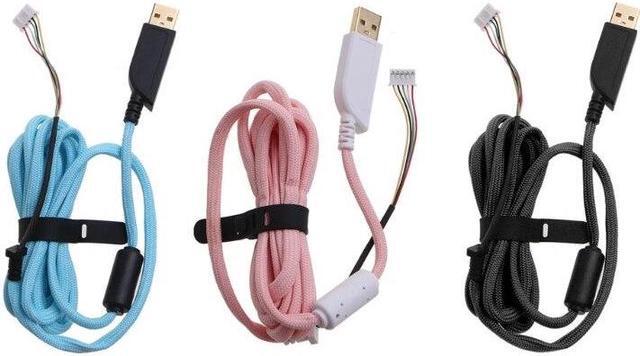 Alt view image 3 of 6 - 2 Meters USB Mouse Cable Mouse Line Mice Wire for ZOWIE EC1-A EC1-B FK1 Gaming Mouse Replacement Part Repair Accessory(BK)