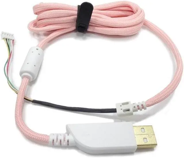 Main image of Replacement Mice Wire Soft USB Mouse Cable Line for ZOWIE S1,S2,FK-B Mouse 210cm(Pink)