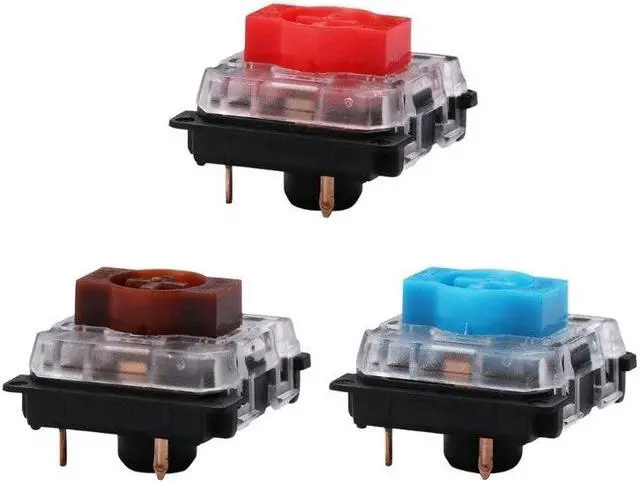 Alt view image 2 of 6 - 10PCS KS-27 Low Profile Switch Red Blue Brown 3pins Ultra-Slim for ULTIMATE Mechanical Keyboard for Air75 air60(R)