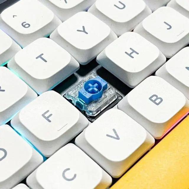 Alt view image 5 of 6 - 10PCS KS-27 Low Profile Switch Red Blue Brown 3pins Ultra-Slim for ULTIMATE Mechanical Keyboard for Air75 air60(R)