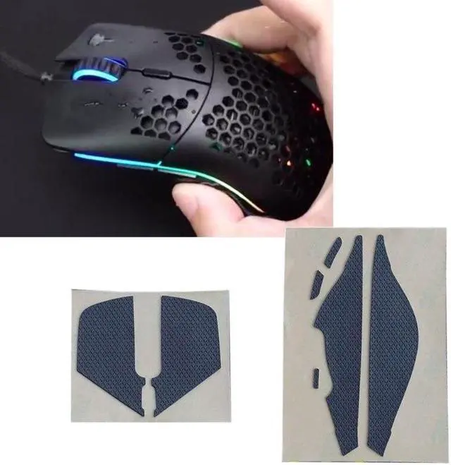 Alt view image 5 of 5 - Arrival 1 set/pack Hotline Games Mouse Skates Side Anti-slip Stickers For Glorious Model O- Mouse