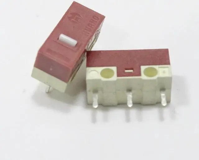 Alt view image 4 of 6 - 8Pcs for Mouse Micro Switch  (5M Clicks ) Mice Microswitch Set White Dot Silver Connector 3Pins