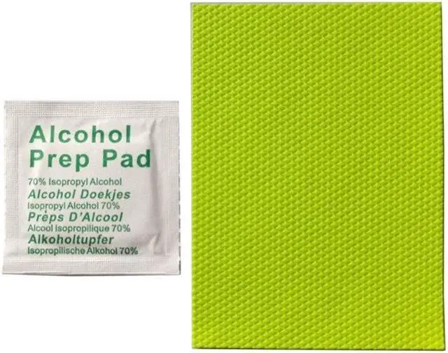 Main image of Handmade Non Slip Suck Sweat Mouse Skin Skates DIY Mouse Side Stickers 1Pack(Green)