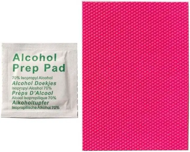 Main image of Handmade Non Slip Suck Sweat Mouse Skin Skates DIY Mouse Side Stickers 1Pack(rose red)