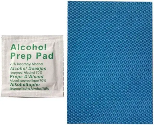 Main image of Handmade Non Slip Suck Sweat Mouse Skin Skates DIY Mouse Side Stickers 1Pack(Blue)