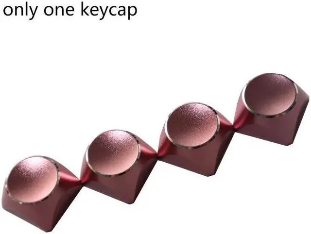 Main image of 1PC Multicolor Metal  Keycaps Mechanical Keyboard XDA Profile Backlit for KEY(light pink)