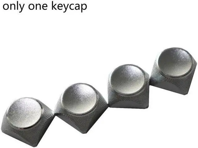 Main image of 1PC Multicolor Metal  Keycaps Mechanical Keyboard XDA Profile Backlit for KEY(Silver)