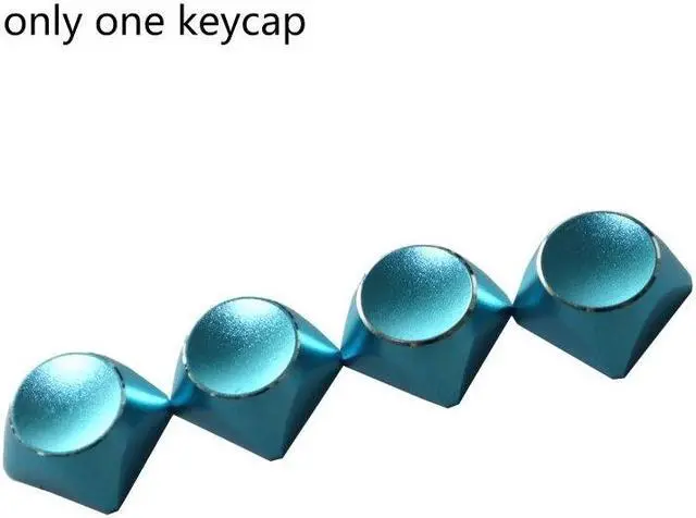 Main image of 1PC Multicolor Metal  Keycaps Mechanical Keyboard XDA Profile Backlit for KEY(Blue)