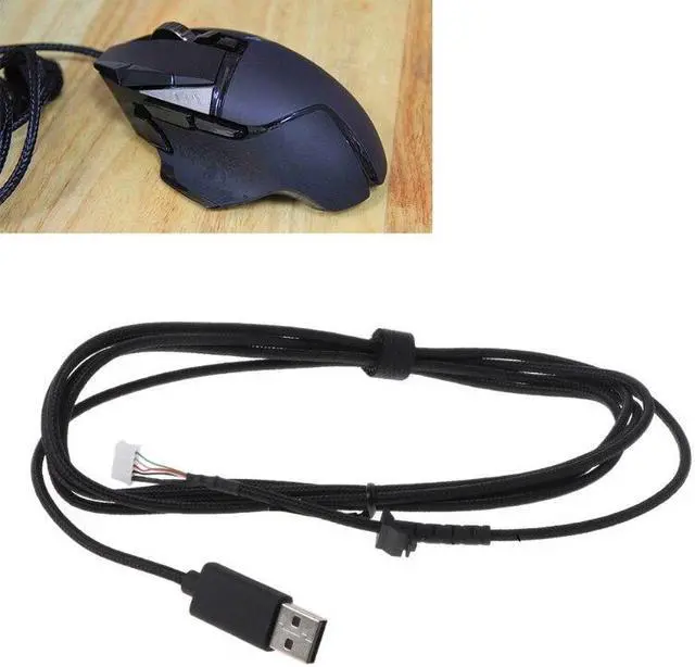 Alt view image 2 of 6 - USB Mouse Line, 2.2 for M USB Mouse Line Wire Cable Replacement Repair Parts for  G502 Hero Mouse