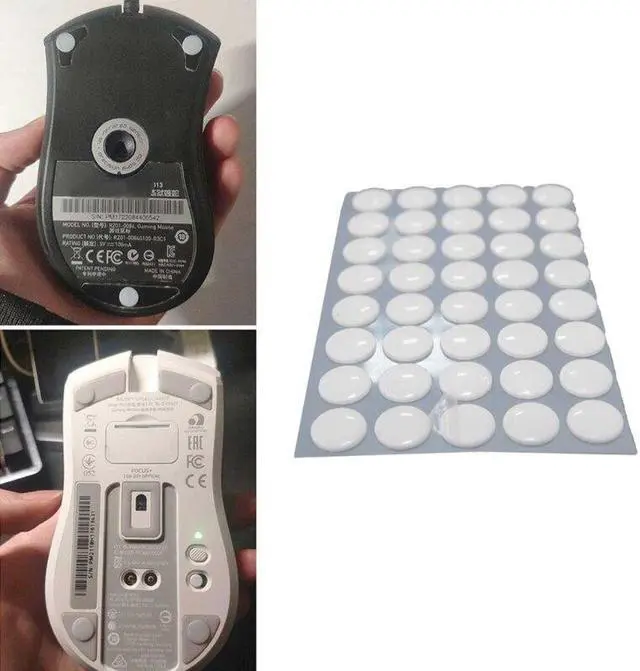 Alt view image 3 of 6 - Mouse Skates Mouse Feet for  G1/MX300/100/M235/M210/M-180 Mouse Replacement Pads