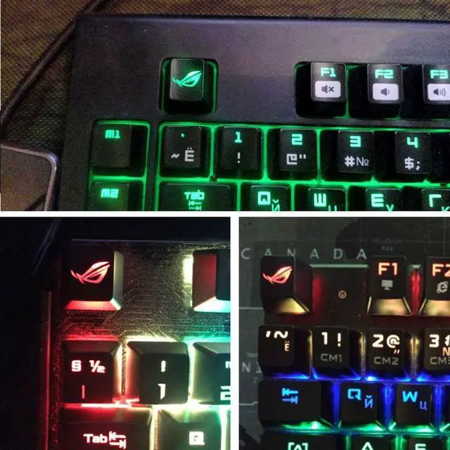Alt view image 4 of 6 - 1PC DIY ABS Backlit Mechanical Keyboard Keycap R4 Height Personality Translucent key cap ESC