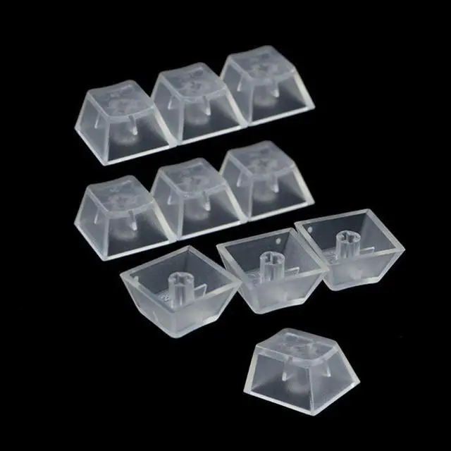 Main image of 10Pcs Transparent ABS Keycaps Mechanical keyboard Keycaps Matte Backlit Keycaps For Cherry Switch Mechanical Keyboard