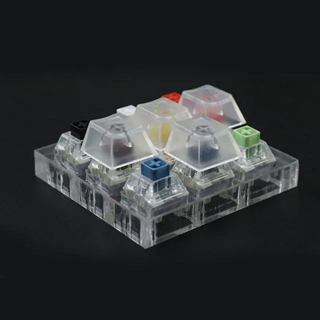 Alt view image 5 of 6 - 10Pcs Transparent ABS Keycaps Mechanical keyboard Keycaps Matte Backlit Keycaps For Cherry Switch Mechanical Keyboard
