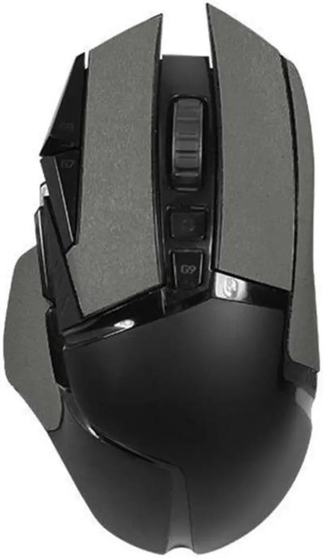 Main image of Non-Slip Mouse Skin Grips Skates for  G502 Gaming Mice Side Sticker Pads(Dark gray)