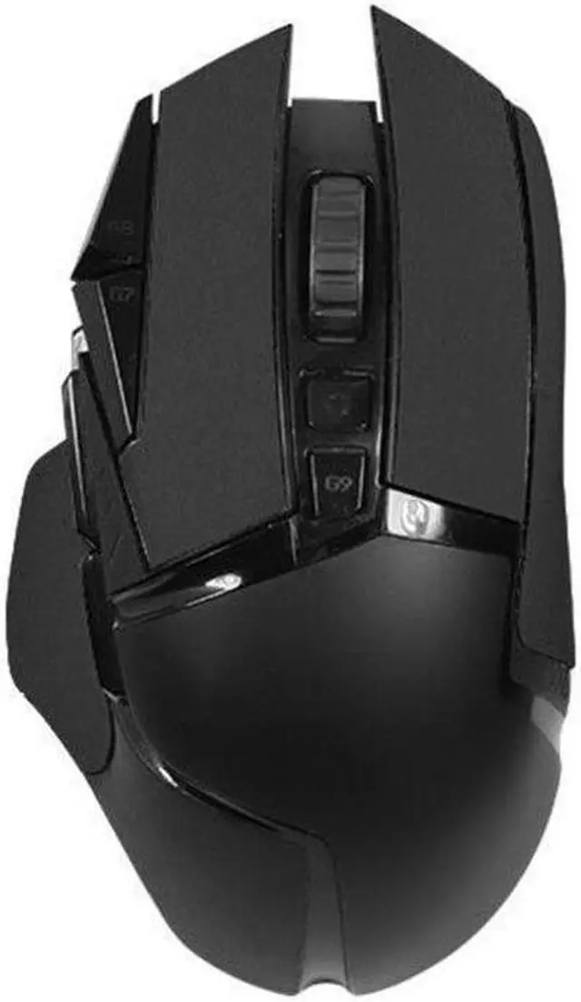 Main image of Non-Slip Mouse Skin Grips Skates for  G502 Gaming Mice Side Sticker Pads(Black)