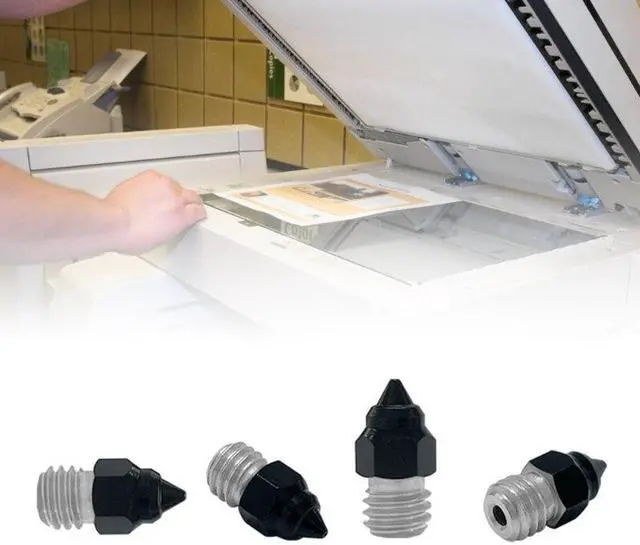 Alt view image 2 of 6 - 3D Printer Hotend Extruder Nozzle 450 High-Temperature Resistant Carbon Steel