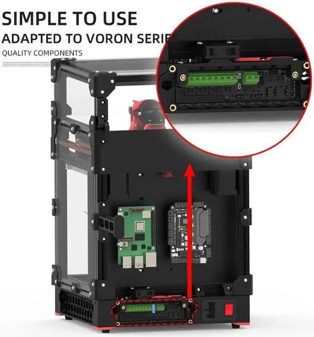 Alt view image 2 of 6 - For  V2.4 Klipper Expander Board Thermistor Input 3D Printer Control Board for Klipper Expander 3D Printer Part