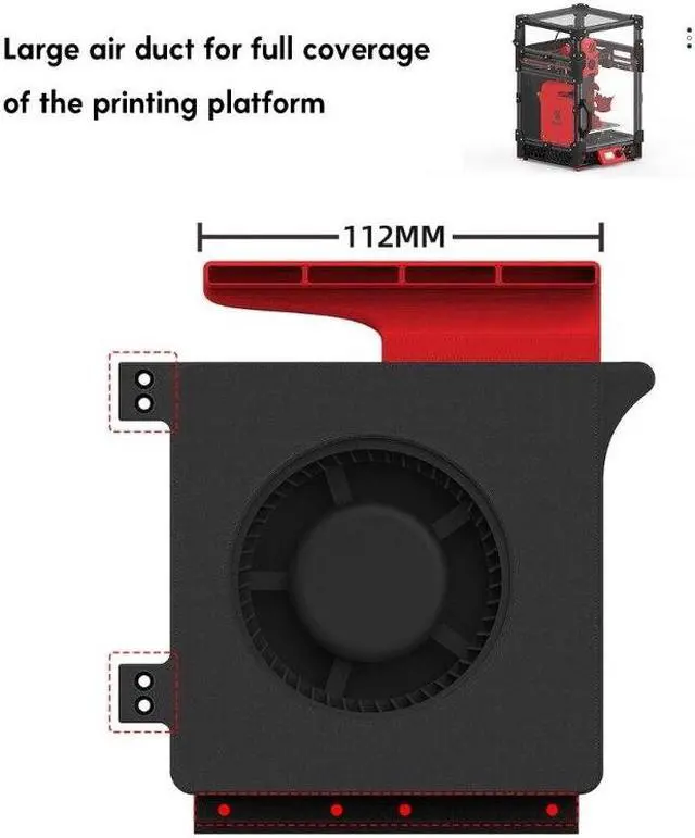 Alt view image 5 of 5 - 12032 DC24V Cooling Fan Brushless Blower Fan for  0.2 3D Printer Extruder