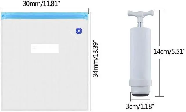 Alt view image 6 of 6 - 3D Printer Consumables Vacuum Sealing Bags Vacuum Pump PLA TPU Material ABS Wire Compression Storage Bag Set(1)