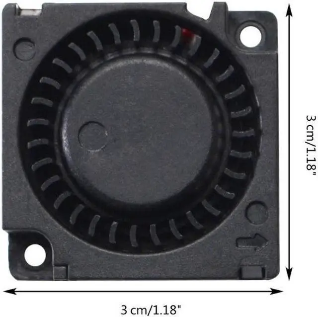 Alt view image 6 of 6 - 3010 Blower Fans for  0.1/0.2 Cooler 30mm 3D Printer Cooling Fan Blower Fan