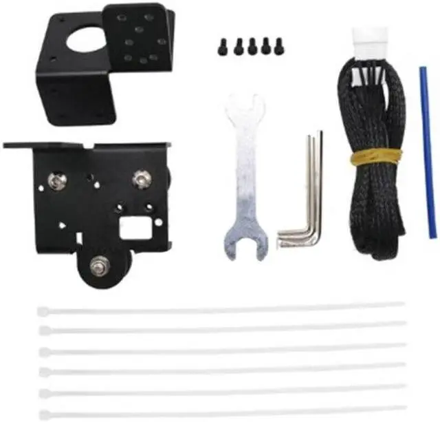 Main image of 3D Printer Extruder Back Support Plate with Pulley for Ender 3 Metal Backplane(Backboard with caste)