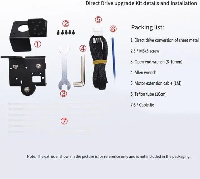 Alt view image 2 of 6 - 3D Printer Extruder Back Support Plate with Pulley for Ender 3 Metal Backplane(Backboard with caste)